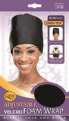 Qfitt Open Top Adjustable Velcro Foam Wrap - 169 Black