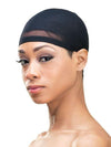 Qfitt Organic Argan & Shea Butter Treated + Olive Oil Scented Deluxe Stocking Wig Cap - 804 Black