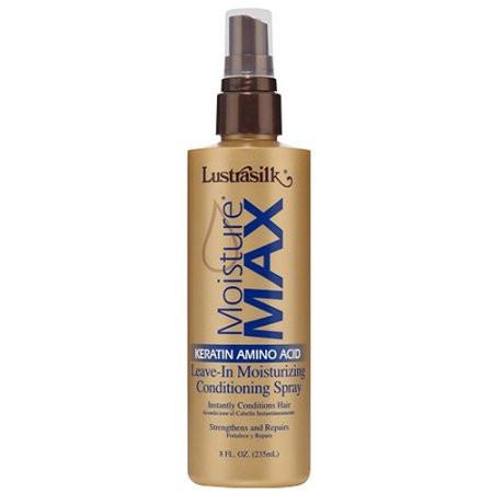 Lustrasilk Moisture Max Leave-In Moisturizing Conditioning Spray 8 Fl. Oz - Beauty Empire
