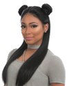 Sensationnel Cloud 9 Vixen Lace Front Wig - Yaki 24 Inches - Beauty Empire