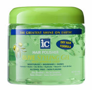Fantasia Hair Polisher Olive Styling Gel with Sparkle Lites (16 Oz) - Beauty Empire