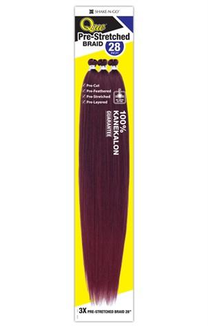 Que 3X Pre-Stretched Braiding Hair - 28 Inches