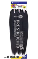 FreeTress Braid - 6X Braid 101 28 Inches