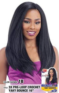 Freetress 3X Pre-Loop Crochet Braid - Yaky Bounce 16 Inches - Beauty Empire