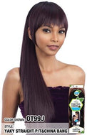 Freetress Equal Ponytail & Bang 2pcs - Yaky Straight Ponytail & China Bang