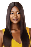 Outre The Daily Wig 100% Unprocessed Human Hair Lace Part Wig - Straight V Cut 22 Inches
