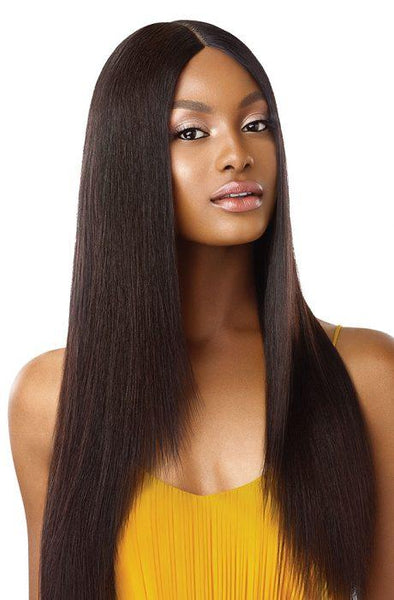 Outre The Daily Wig 100% Unprocessed Human Hair Lace Part Wig - Straight V Cut 26 Inches
