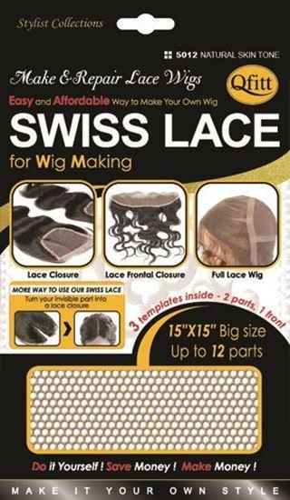 Qfitt Swiss Lace For Wig Making - 5012 Natural Skin Tone