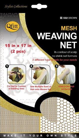 Qfitt Make your Own Style Mesh Weaving Net - 552 Brown