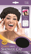 Qfitt Large Vinyl Shower Cap - 181 Black