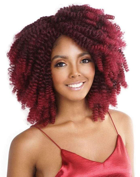 Afri-Naptural Quick Curlon Crochet Braid - Allie Curl 20 Inches - Beauty Empire