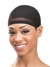 Qfitt Organic Argan & Shea Butter Treated + Olive Oil Scented Stocking Wig Cap - 800 Black