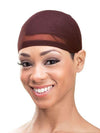 Qfitt Organic Argan & Shea Butter Treated + Olive Oil Scented Deluxe Stocking Wig Cap - 807 Burgundy