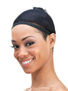 Qfitt Open Top Organic Argan & Shea Butter Treated + Olive Oil Scented Mesh Wig & Weave Liner - 842 Black