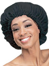 Qfitt Large Satin Sleep Cap - 151 Black