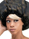 Qfitt Super Jumbo Satin Bonnet - 123 Black