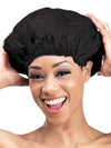 Qfitt X Large Vinyl Shower Cap - 184 Black