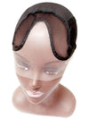 Qfitt Make Your Own Invisible Lace Front U Part Wig Cap Center Parting- 5015 Black