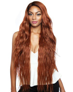 Brown Sugar Flat & Lay Human Hair Blend Lace Front Wig - BSL205 Chamomile - Beauty Empire