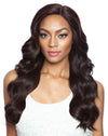 Brown Sugar Flat & Lay Human Hair Blend Lace Front Wig - BSL204 Thyme - Beauty Empire