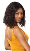 Outre The Daily Wig 100% Unprocessed Human Hair Lace Part Wig - Curly Blunt Cut Bob 14 Inches