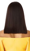 Outre The Daily Wig 100% Unprocessed Human Hair Lace Part Wig - Straight Blunt Cut Bob 16 Inches