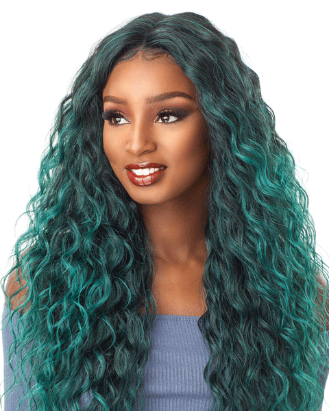 Sensationnel Empress Natural Center Part Lace Front Edge Wig - Anya