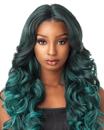 Sensationnel Empress Natural Center Part Lace Front Edge Wig - Trissa