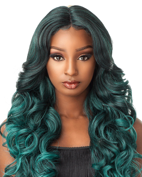 Sensationnel Empress Natural Center Part Lace Front Edge Wig - Trissa