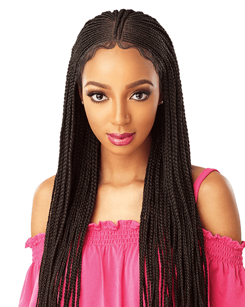 Sensationnel Cloud 9 13X5 100% Hand-Braided Swiss Lace Wig - Fulani Cornrow