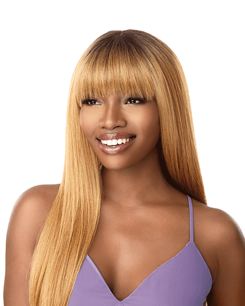 Sensationnel Cloud 9 Fringe Frame 4"x4" Swiss Lace Front Wig - Terri