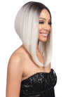 Bobbi Boss Synthetic Lace Front Wig - MLF218 Lyna Angled Bob - Beauty Empire