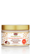 African Pride Moisture Miracle Moroccan Clay & Shea Butter Detox & Soften Heat Activated Masque - 12oz - Beauty Empire