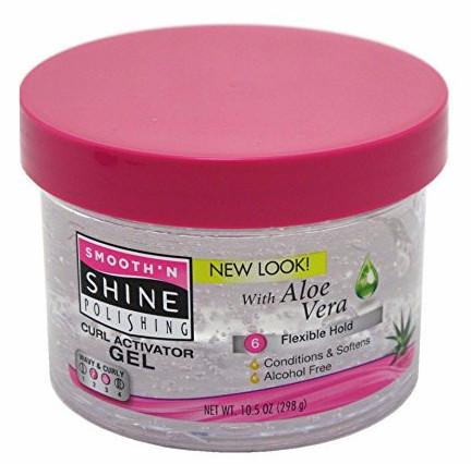 Smooth' N Shine Curl Activator Gel 6 Flexible Hold (10.5 oz) - Beauty Empire