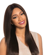 Sensationnel Brazilian 100% Human Hair 4x4 Swiss Lace Wig - Natural Yaki - Beauty Empire