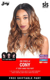 Zury Sis The Dream Free Shift 4 Inch Deep Part Wig - DR Free-H Cony
