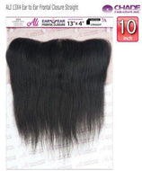 New Born Free Remi Human Hair Piece - Ali 13X4 Ear to Ear Frontal Closure Straight 10"