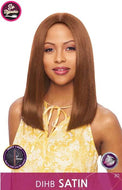 Vanessa Party Lace Human Hair Blend Deep I-Part Wig - DIHB Satin