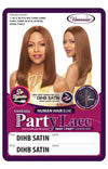 Vanessa Party Lace Human Hair Blend Deep I-Part Wig - DIHB Satin