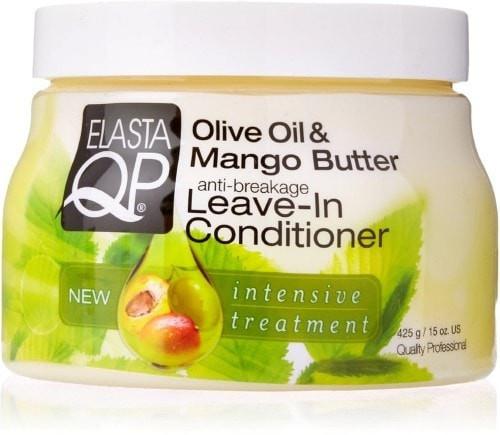 Elasta QP Olive Oil & Mango Butter Anti-Breakage Leave-In Conditioner (15 Oz) - Beauty Empire