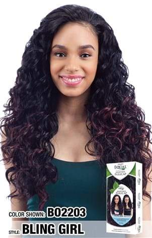 Freetress Equal Drawstring Full Cap Wig - Bling Girl