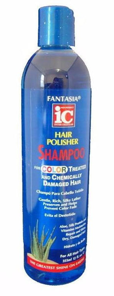 Fantasia Hair Polisher Shampoo for Color Treated & Chemically Damaged Hair (12 Oz) - Beauty Empire