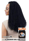 Model Model Glance Crochet Braid - 3X Bohemian Soul Curl 14 Inches