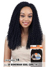 Model Model Glance Crochet Braid - 3X Bohemian Soul Curl 14 Inches
