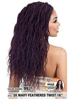Model Model Glance Crochet Braid - 3X Wavy Feathered Twist 16 Inches