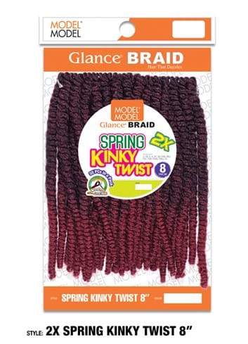 Model Model Glance Braid - 2x Spring Kinky Twist 8 Inches