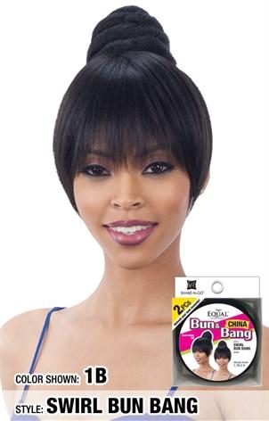 Freetress Equal Bun & China Bang - Swirl Bun Bang