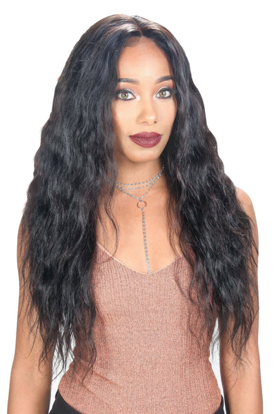 Zury Wet & Wavy Human Revive 100% Virgin Human Hair Whole 360 Lace Wig - Loose