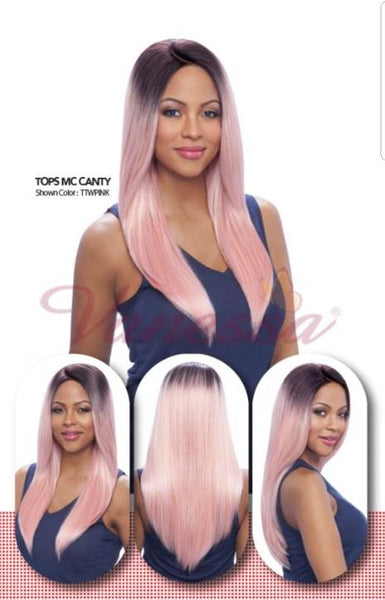 Vanessa Tops Middle C-Part Lace Front Wig - Tops MC Canty