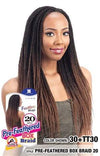 FreeTress Braid - Pre-Feathered Box Braid 20 Inches - Beauty Empire
